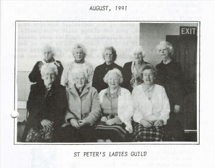 St Peter's Ladies Guild 1991